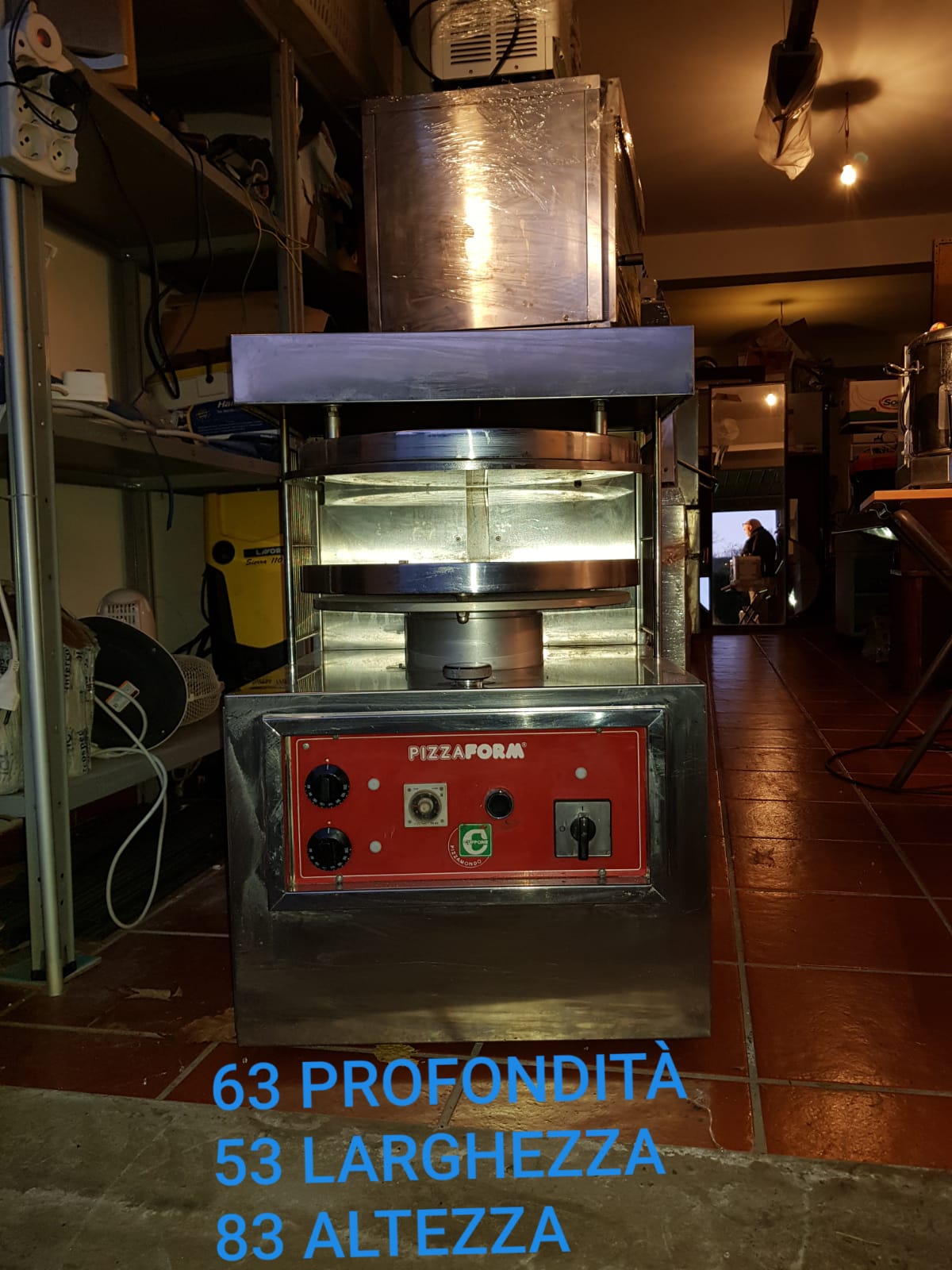 FORNO   SCHIACCIA PIZZE BANCO LAVORO IMPASTATRICE