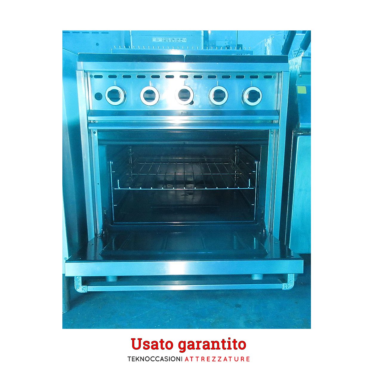 Cucina 4 fuochi a gas con Forno MBM