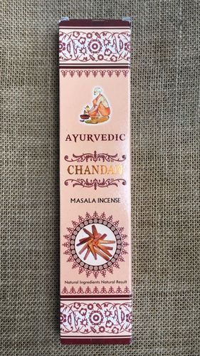 Incenso Bastoncini Ayurvedic Chandan Ayu08