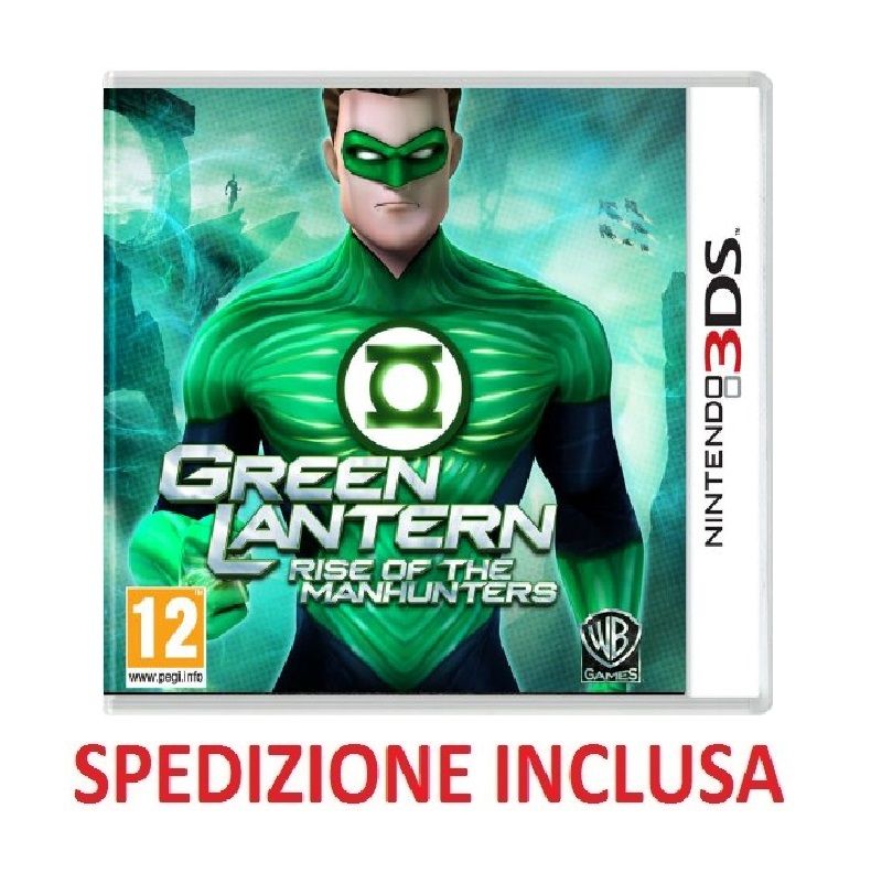 NINTENDO 3DS GREEN LANTERN RISE OF THE MANHUNTER
