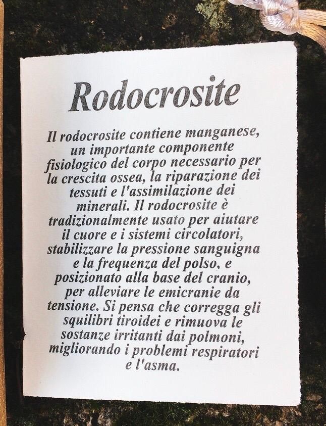 Braccialetto in Rodocrosite BRod01