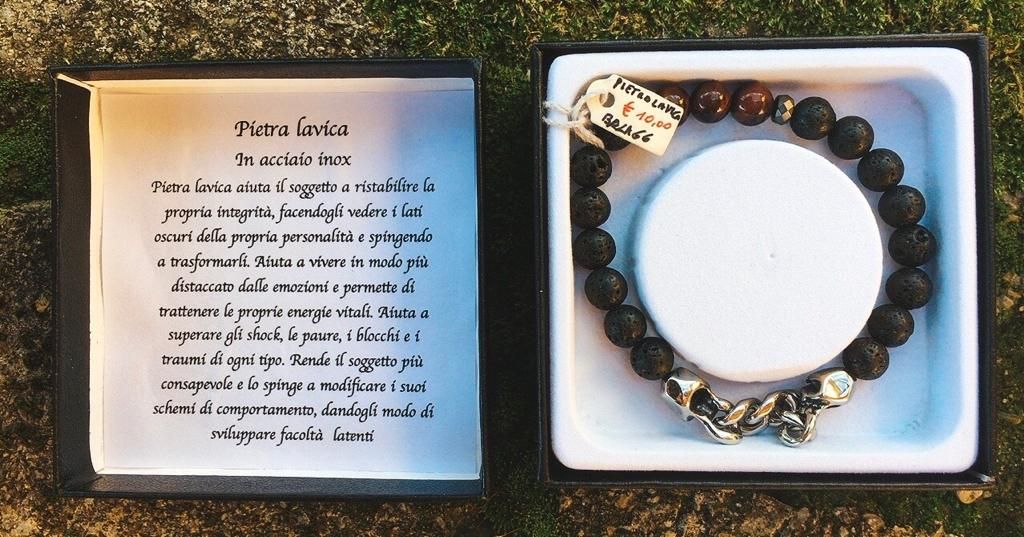 Braccialetto Pietra Lavica BPLa66