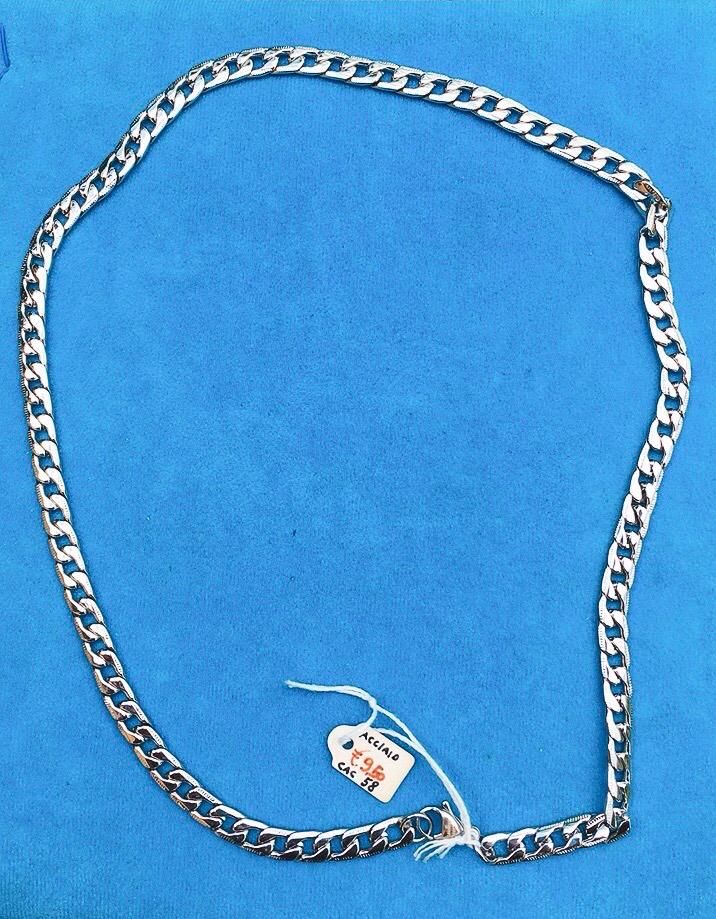 Collana Acciaio Serpente Rigata CAc58