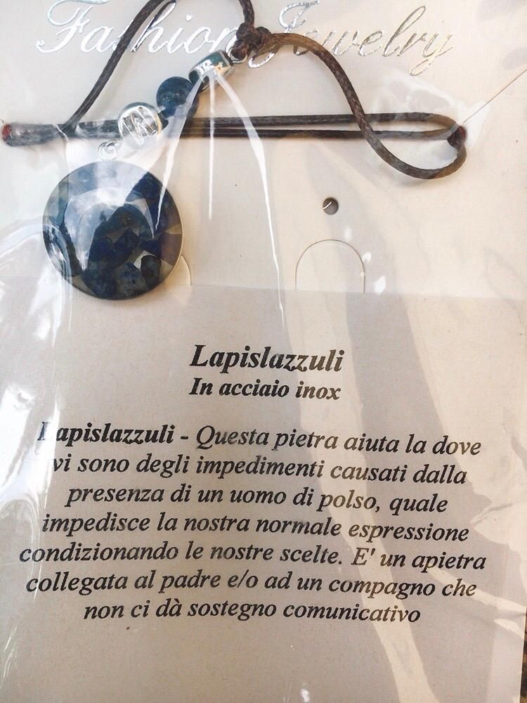 Collana Ciondolo Lapislazzuli CLap02