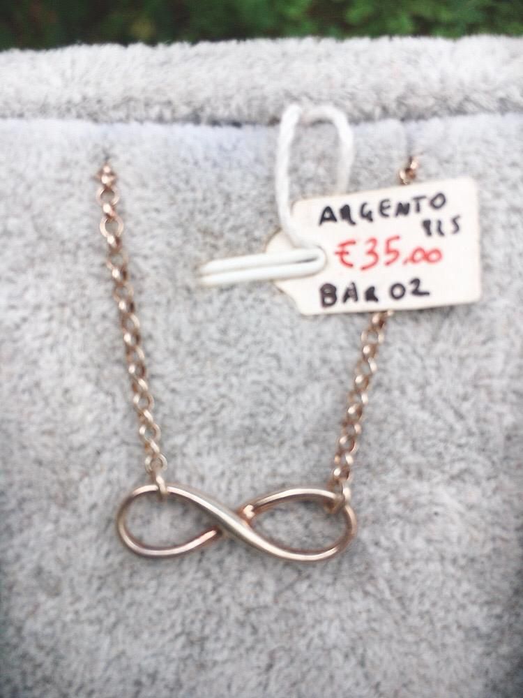 Braccialetto Argento 925 Infinito BAr02