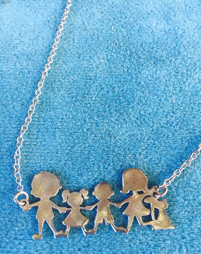 Collana Argento 925 Famiglia CAr12