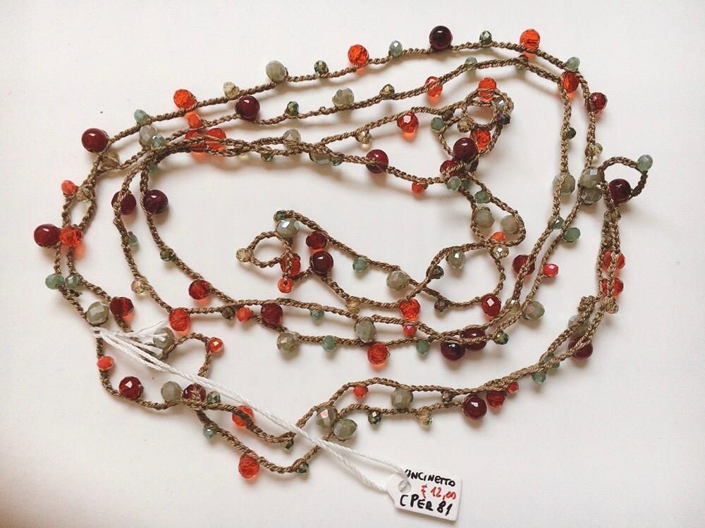 Collana Perline uncinetto CPer81