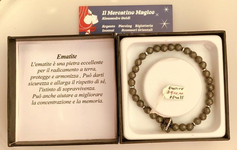 Braccialetto Ematite BEma35