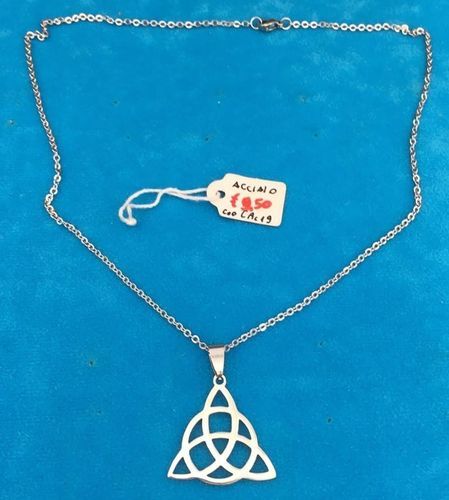 Collana Acciaio Triskel CAc19