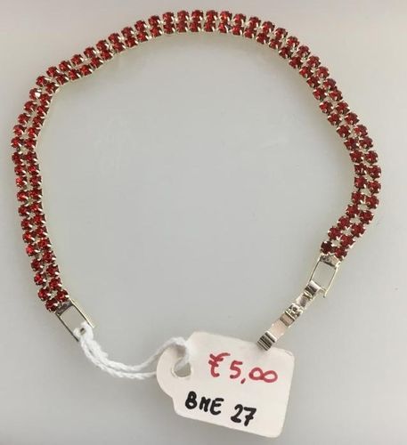 Braccialetto Strass Rossi BMe27