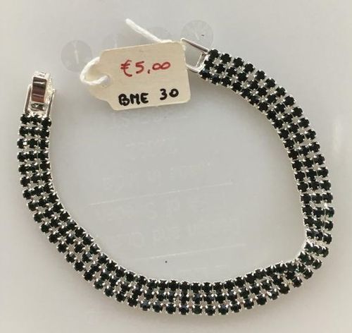 Braccialetto Strass Verdi BMe30