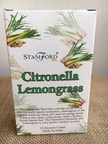 Incenso Coni Citronella Lemongrass Sta41