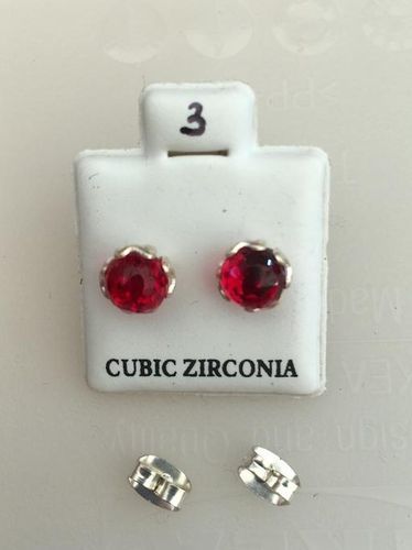 Orecchini Luce Rossa CZ003