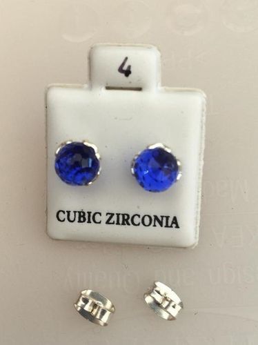 Orecchini Luce Blu CZ004