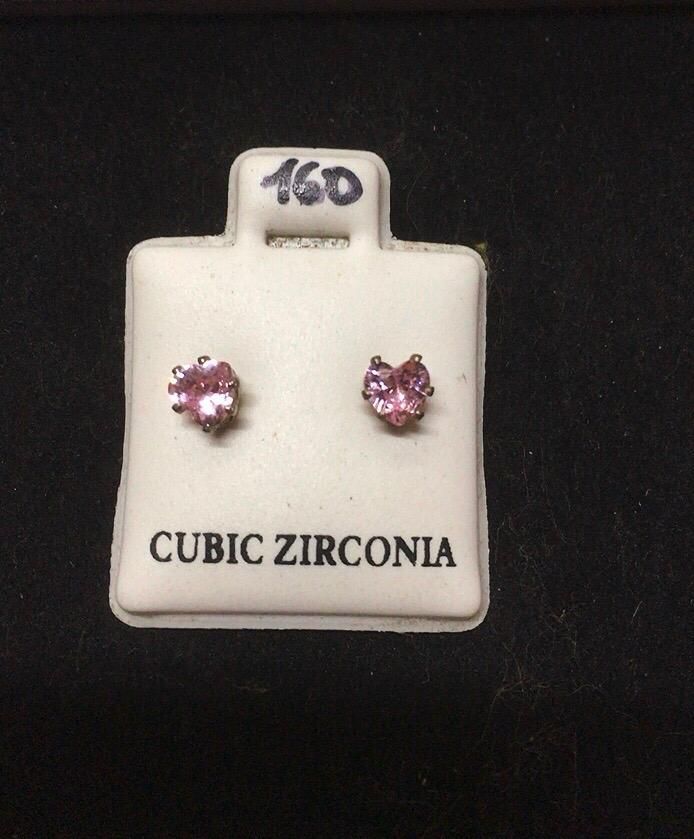 Orecchini Cristalli Rosa CZ160