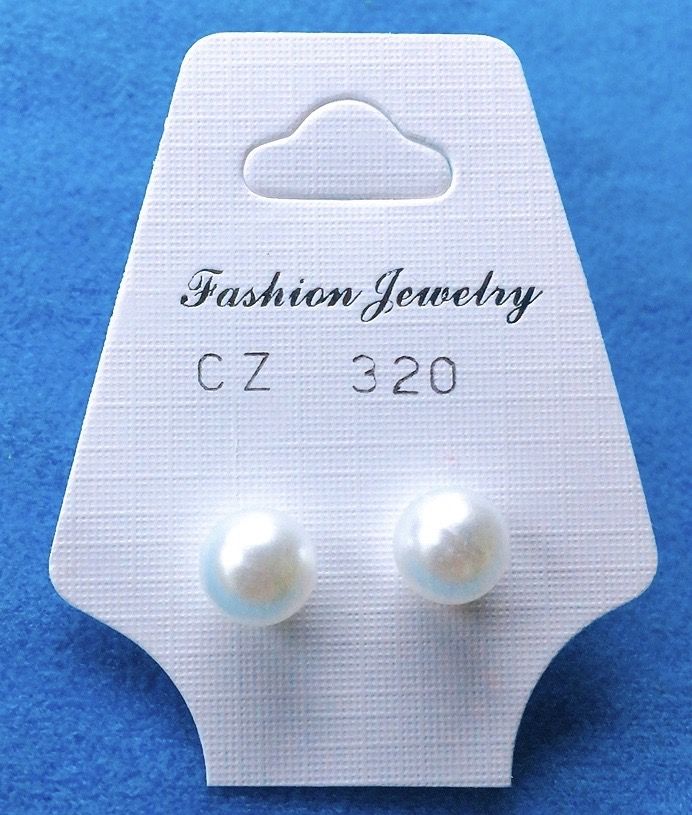 Orecchini Perle Bianche CZ320