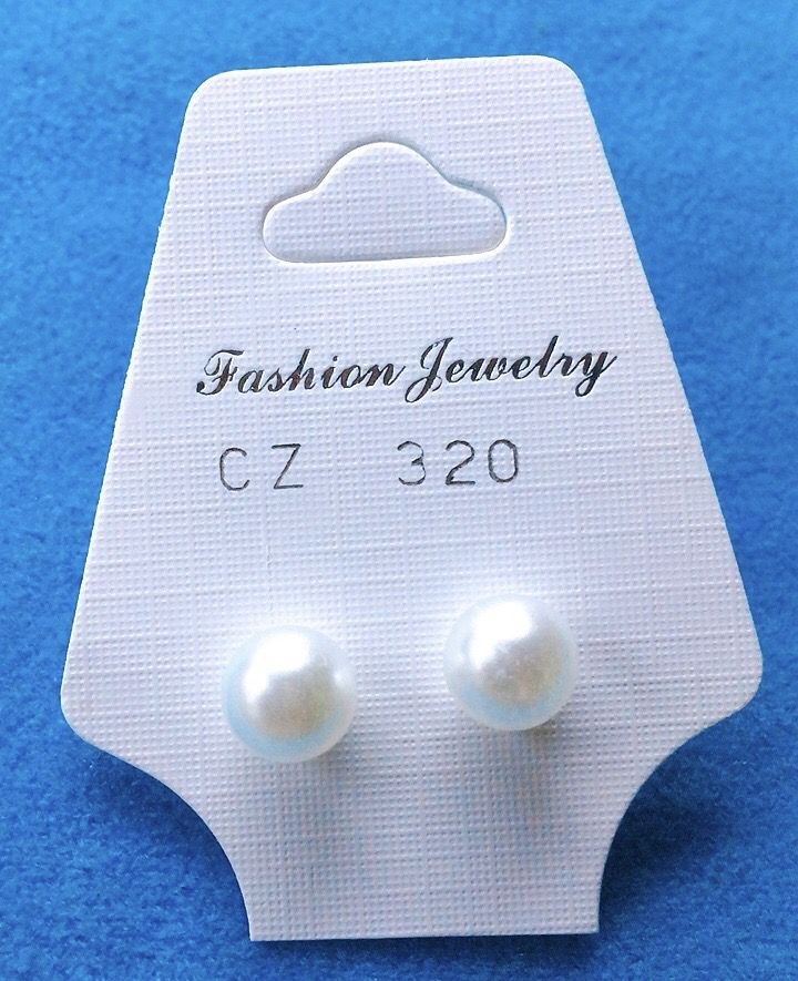 Orecchini Perle Bianche CZ320