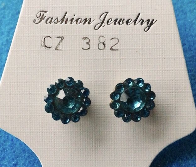 Orecchini Cristalli Azzurri CZ382