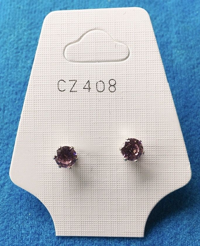 Orecchini Cristalli Rosa CZ408