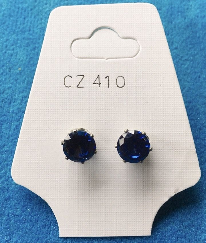 Orecchini Cristalli Blu CZ410