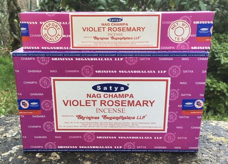 Incenso Bastoncini Satya Violet Rosemary Sat122