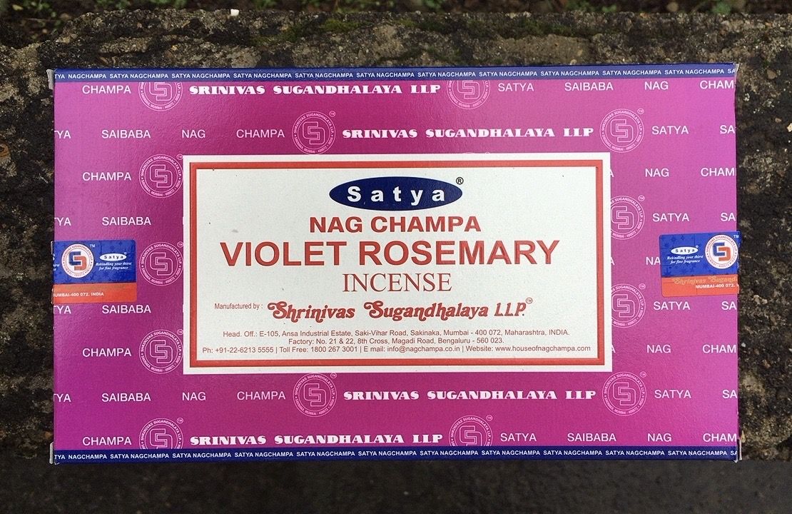 Incenso Bastoncini Satya Violet Rosemary Sat122