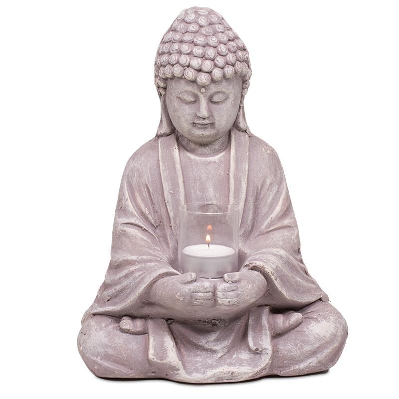 Statua Buddha Vetro Cemento 0150