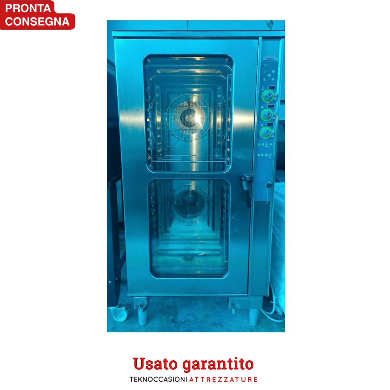 Forno a gas 20 Teglie trivalente auto pulente