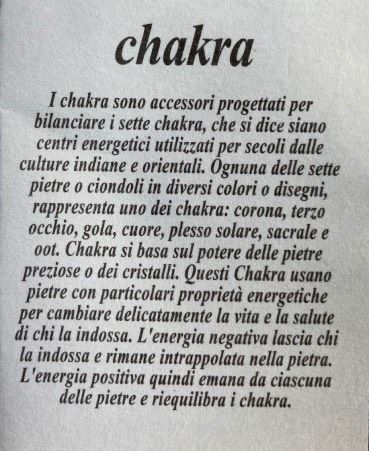 Braccialetto 7 Chakra ( BCha07 )