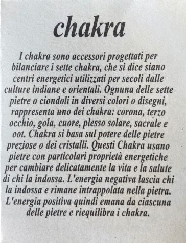 Braccialetto Chakra ( BCha87 )