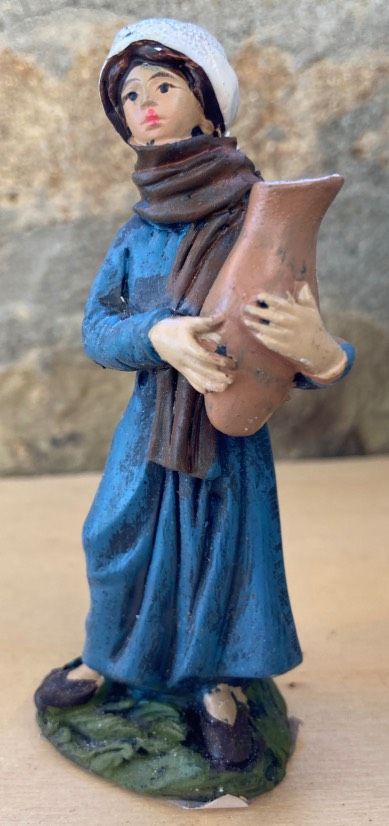 Statuetta Presepe Donna con Brocche ( NSta226 )