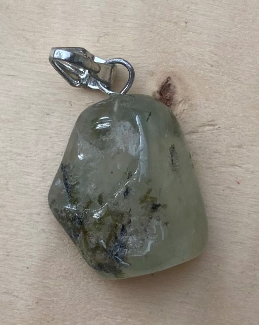 Ciondolo Prehnite ( 77163/3 )