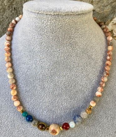 Collana Onice Bianco Sistema Solare ( COBi11 )