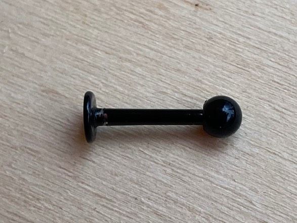 Piercing Labret Nero Pastello ( PLab05 )