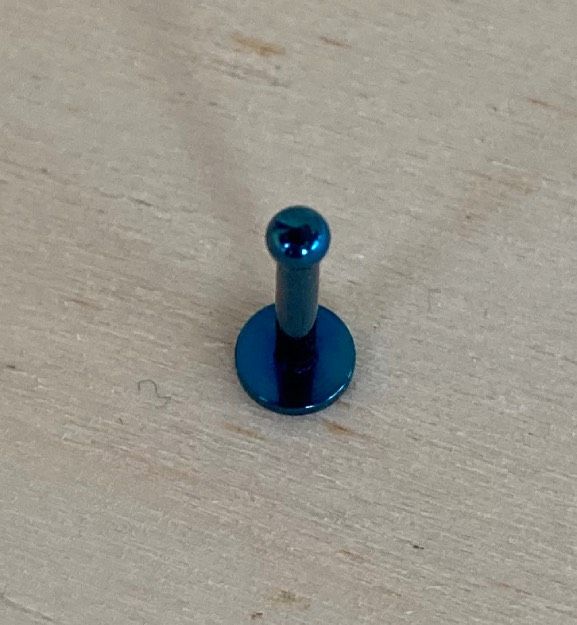 Piercing Labret Cromato Blu ( PLab07 )