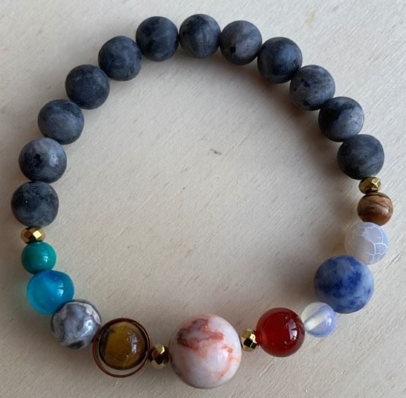 Braccialetto Labradorite Sistema Solare ( BLab81 )