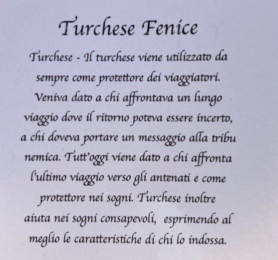 Braccialetto Turchese Fenice ( BTur01 )