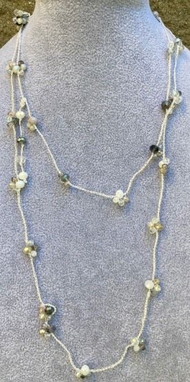 Collana Fiore Uncinetto ( CPer23 )