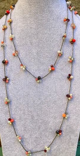 Collana Fiore Uncinetto ( CPer91 )