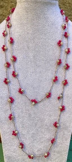 Collana Fiore Uncinetto ( CPer81 )