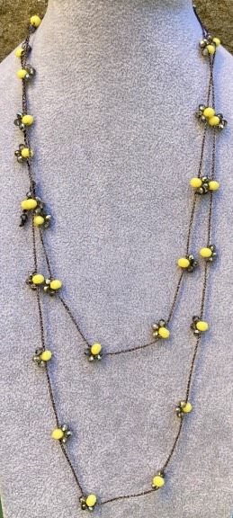 Collana Fiore Uncinetto ( CPer84 )