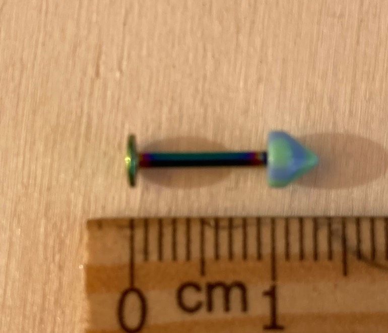 Piercing Labret Blu Cangiante ( PLab49 )