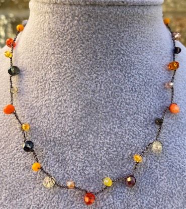 Collana Uncinetto Chakra Sacrale ( CPer71 )