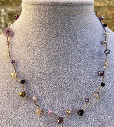 Collana Uncinetto Chakra Corona ( CPer106 )