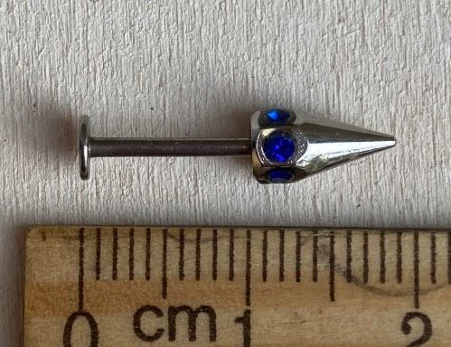 Piercing Labret Brillantini Blu ( PLab53 )