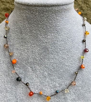 Collana Uncinetto Chakra SAcrale ( CPer80 )