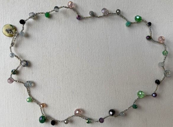 Collana Uncinetto Cristalli ( CPer55 )