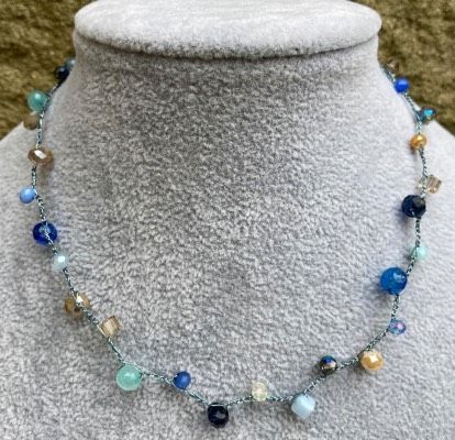 Collana Uncinetto Chakra Gola ( CPer201 )