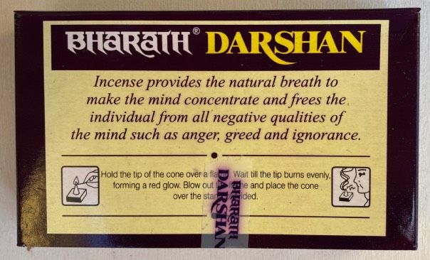 Incenso Coni Bharath Darshan ( ATr02 )
