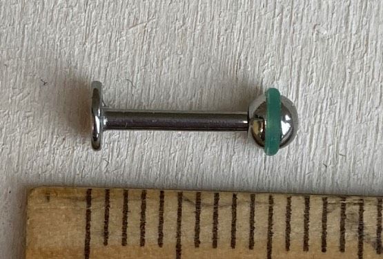 Piercing Labret Gommina Verde ( PLab109 )